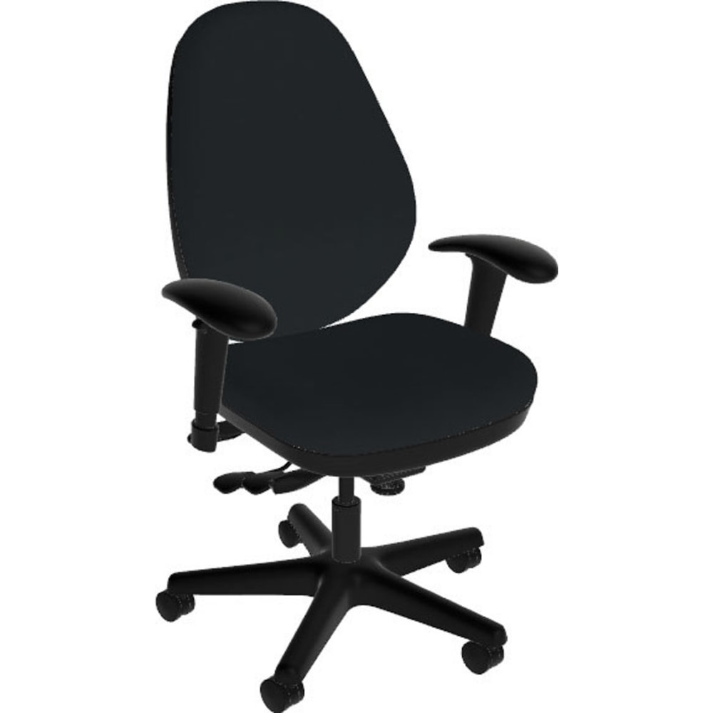 Sitmatic GoodFit Multifunction High-Back Chair With Adjustable Arms, Black/Black MPN:GU33MFPC7K/21201
