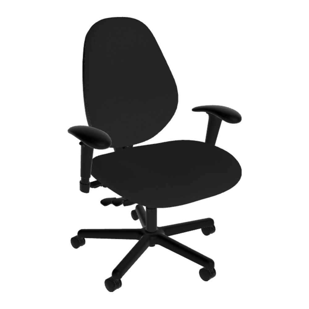 Stimatic Extra Large Scale Ergonomic Fabric High Back Manager Chair, Black MPN:GU34MFDCPC7K/21201