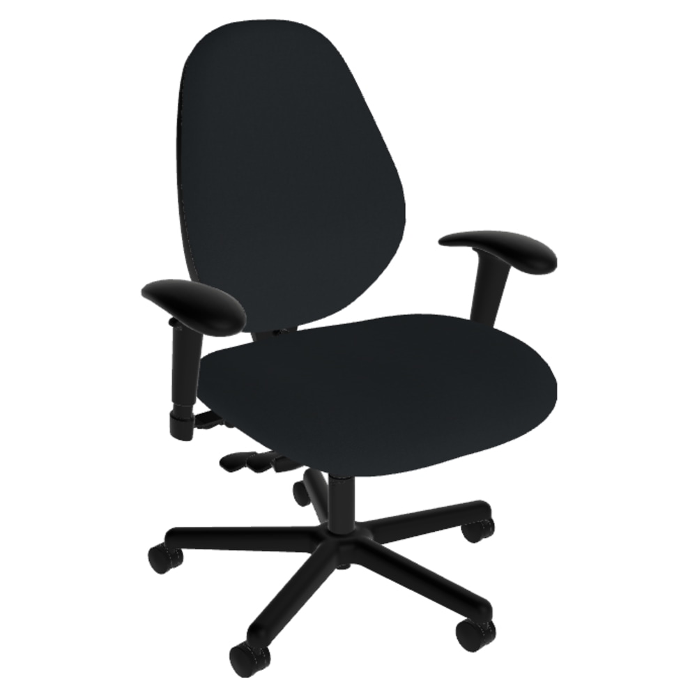Sitmatic Extra Large Scale Ergonomic Fabric High-Back Manager Chair, Black MPN:GU34MFPC7K/21201