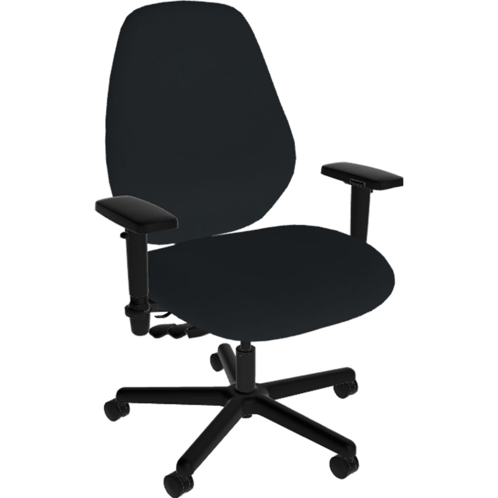 Sitmatic Goodfit Big And Tall Ergonomic Fabric High-Back Chair, Black, GU44MFPC1L21201 MPN:GU44MF PC 1L /21201