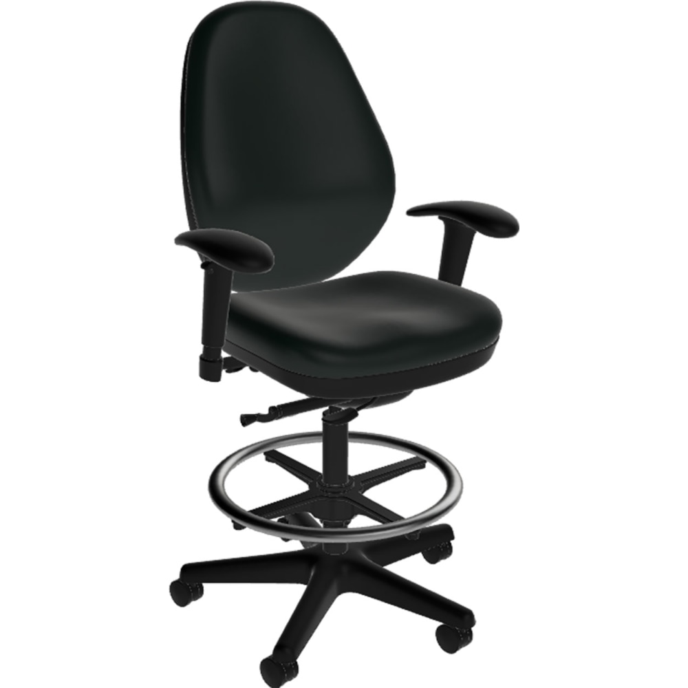 Sitmatic GoodFit High-Back Tall Stool, Black MPN:GU33SNPCTK7K/21501