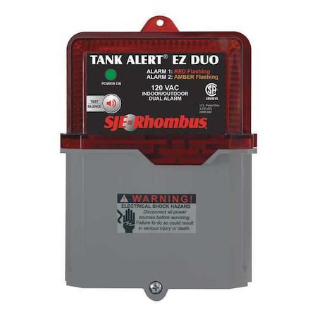 Dual Level Alarm, Audio, Visual, 120V AC MPN:1052374
