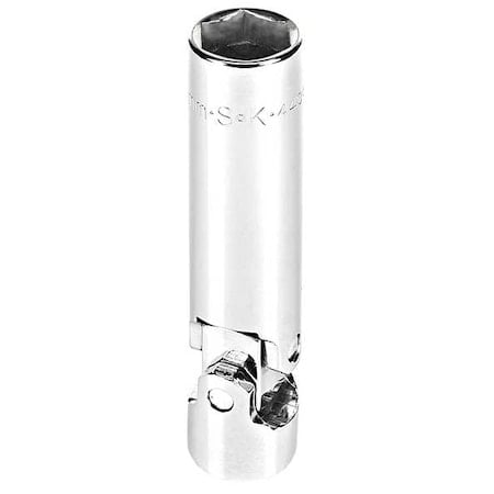 SparkPlugSocket, 3/8in, Chrome, Std, 14mm MPN:4430