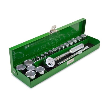 Socket Set, 20 Piece Full Range 3/8