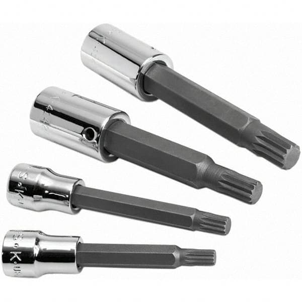 Hex Bit Socket Set: 3/8 & 1/2