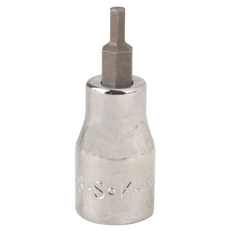 3/8 in Drive Hex Socket Bit SAE 1/8 in Tip, 3 in L MPN:41205