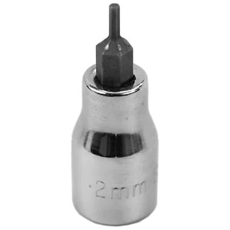 3/8 in Drive Hex Socket Bit Metric 2 mm Tip, 3 in L MPN:41400