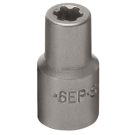 Socket, 1/4 in Drive, 6-Point Shape, 42706 MPN:42706