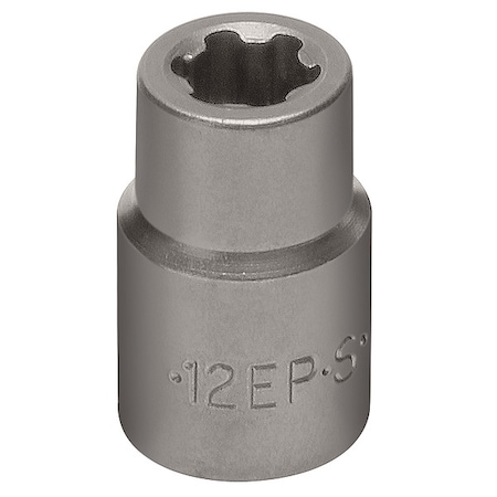 Socket, 3/8 in Drive, 6-Point Shape, 42712 MPN:42712