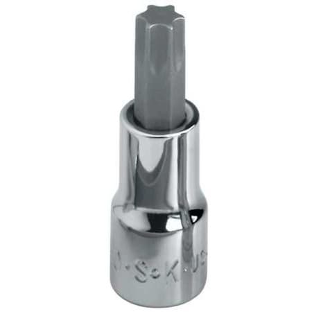 1/4 in Drive, T20 Torx® Socket, 6 Points, Socket Bit, Steel, 1/4 in, TpSz T20 MPN:42920
