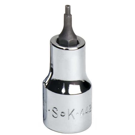 3/8 in Drive Tamper Resistant Hex Socket Bit SAE 5/64 in Tip, 2 3/4 in L MPN:44205