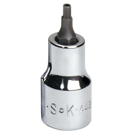 3/8 in Drive Tamper Resistant Hex Socket Bit SAE 7/64 in Tip, 2 3/4 in L MPN:44207
