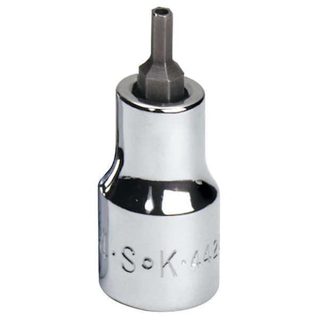 3/8 in Drive Tamper Resistant Hex Socket Bit SAE 9/64 in Tip, 2 3/4 in L MPN:44209