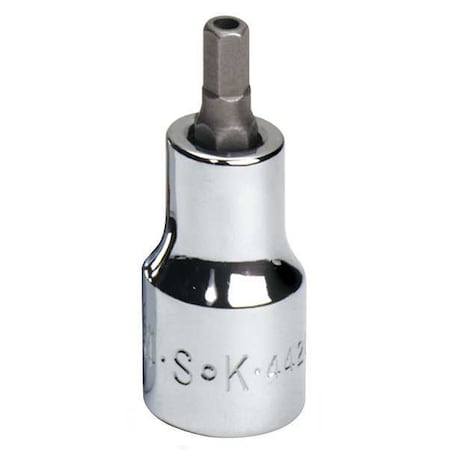 3/8 in Drive Tamper Resistant Hex Socket Bit SAE 3/16 in Tip, 2 3/4 in L MPN:44212
