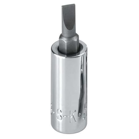 3/8 in Drive Slotted Socket Bit SAE No. 6 Tip, 2 45/64 in L MPN:45473