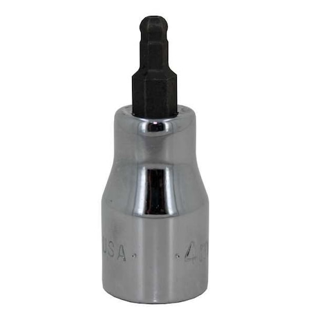 3/8 in Drive Ball Hex Hex Ball Bit Socket SAE 5/32 in Tip, 2 21/32 in L MPN:45505