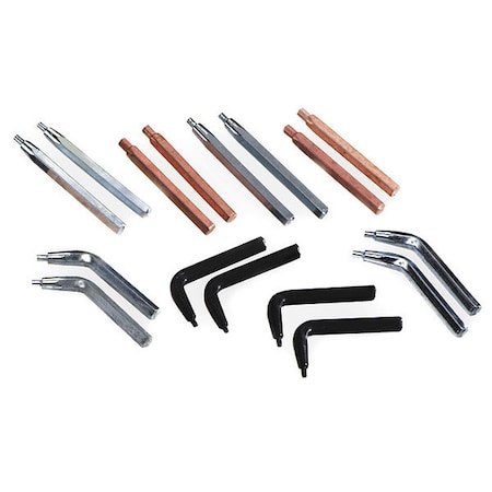 Repl Tips Set, Retaining Ring Pliers, 8 Pc MPN:7648