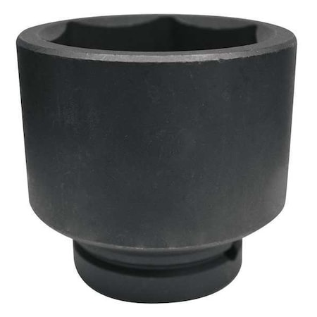 1 in Drive Impact Socket Standard Socket, Black Phosphate, 1