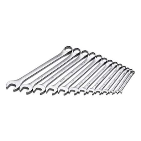 Combo Wrench St, Steel, Chrome, Stnrd, Ofst MPN:86017