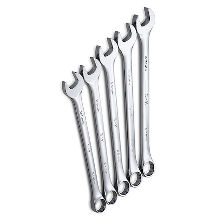 Combo Wrench Set, Long, Chrome, 20-24mm, 5Pc MPN:86041