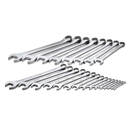 Combo Wrench St, Steel, Chrome, Stnrd, Ofst MPN:86043
