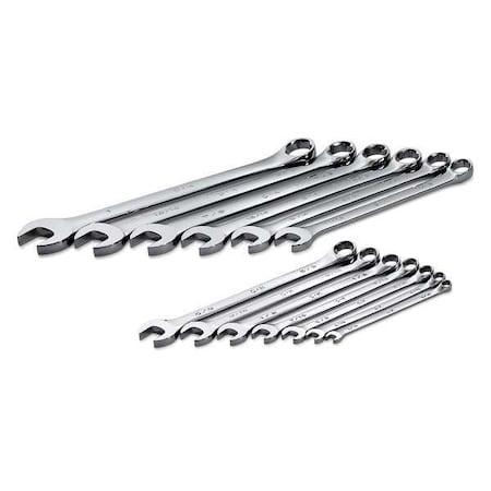 Combo Wrench St, Steel, Chrome, Stnrd, Ofst MPN:86118