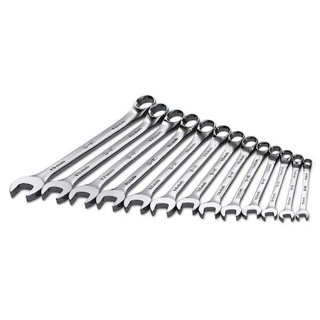 Combo Wrench St, Steel, Chrome, Stnrd, Ofst MPN:86123