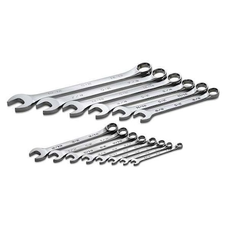 Combo Wrench Set, Chrome, 1/4-15/16, 14 Pc MPN:86124