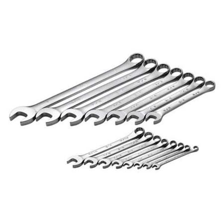Combo Wrench St, Steel, Chrome, Stnrd, Ofst MPN:86255