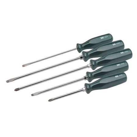 Screwdriver Set, Slotted/Phillips, 5 Pc MPN:86321