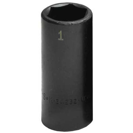 3/4 in Drive Impact Socket Standard Socket, black oxide, 3/4