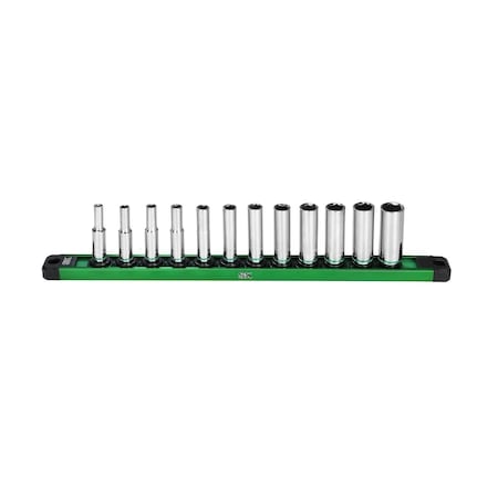 Drive Metric Chrome Socket Set 1/4