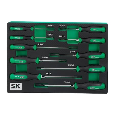 Screwdriver Set Magnetic, 10 pc MPN:SK01460