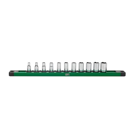 Drive Metric Chrome Socket Set 1/4