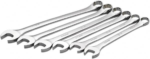 Combination Wrench Set: 6 Pc, 25 to 32 mm Wrench, Metric MPN:86226