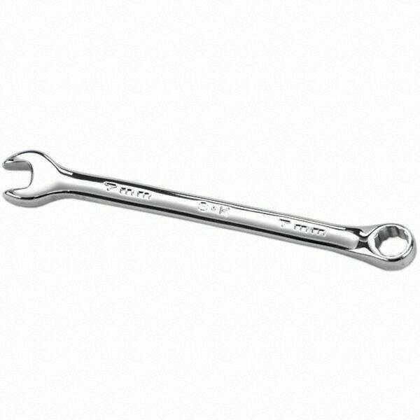 Combination Wrench: 7 mm Head Size, 15 ° MPN:88307