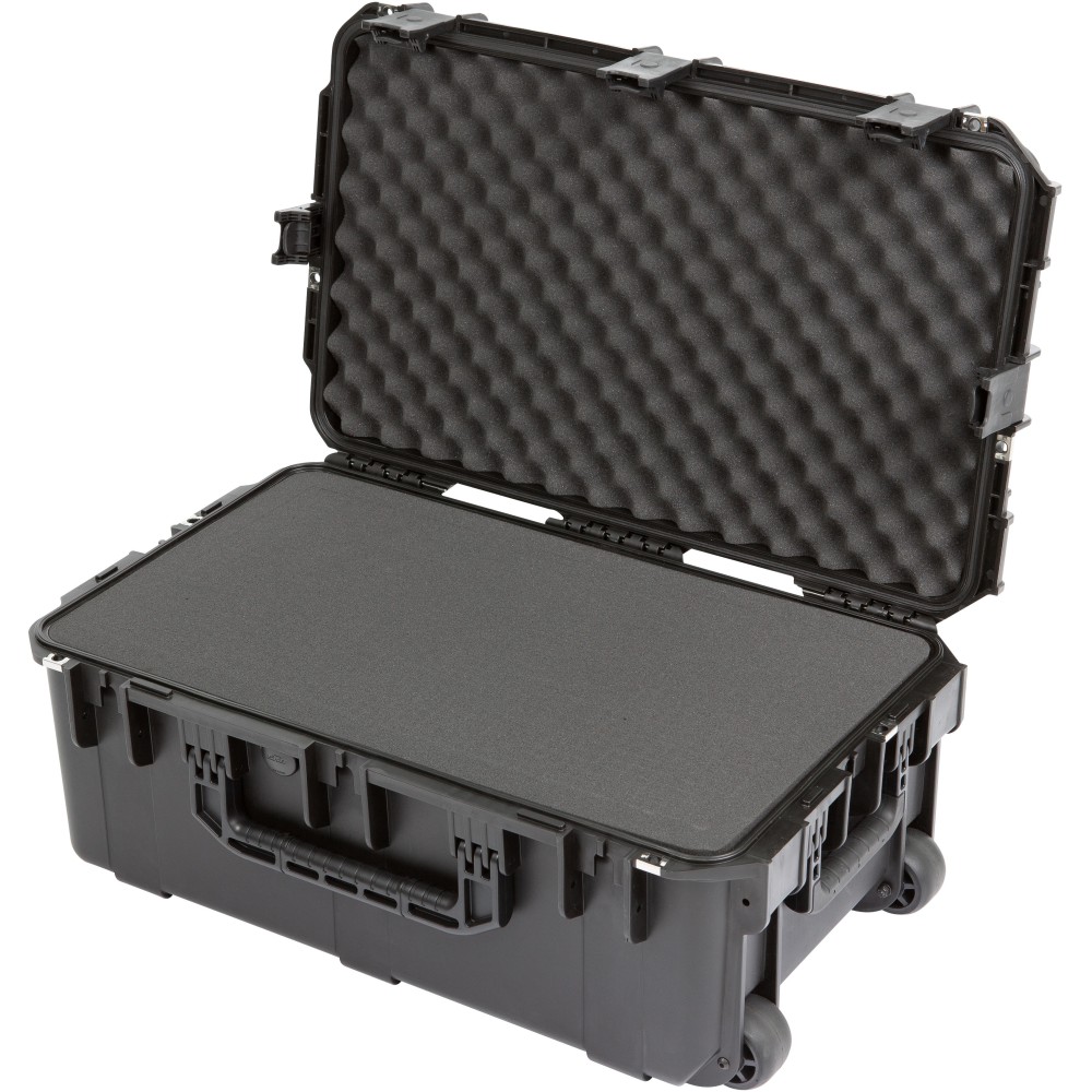 SKB Cases iSeries Protective Case With Cubed Foam And Wheels, 26in x 15in x 10in, Black MPN:3I-2615-10BC