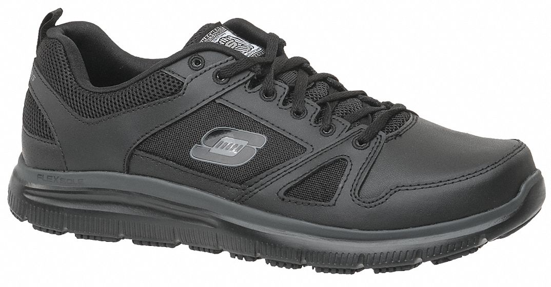 J5319 Athletic Shoe 16 Wide Black Plain PR MPN:77040 -BLK 16D