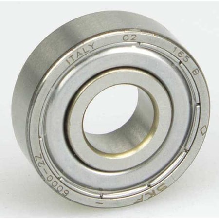Radial Ball Bearing, 6000 Industry Number, Double Shielded Closure, 10 mm Bore Dia, Alloy Steel MPN:6000-2Z JEM