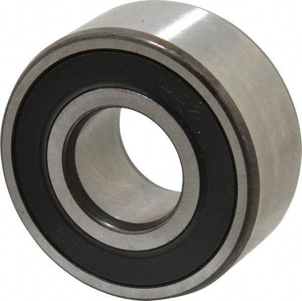 Angular Contact Ball Bearing: 20 mm Bore Dia, 47 mm OD, 20.6 mm OAW, Without Flange MPN:3204 A-2RS1