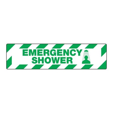 Floor Sign, Horizontal Rectangle, English, PSD408 MPN:PSD408
