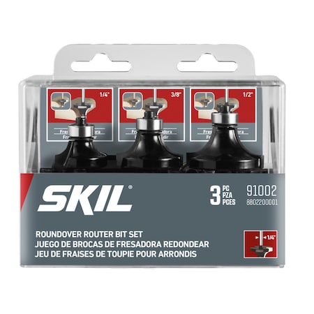 Carbide Roundover Set 91002 3pc MPN:91002