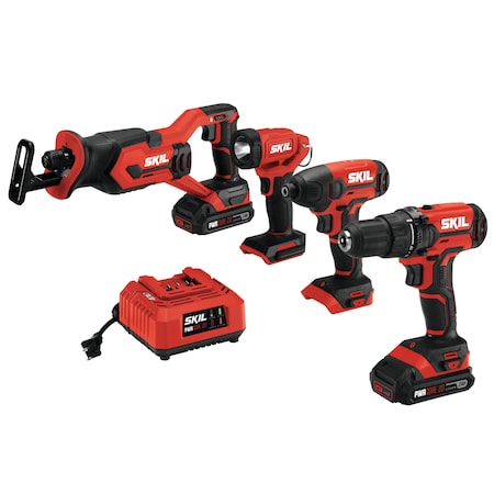 Tool Combo Kit, 2.0Ah, Chuck Size 1/2 MPN:CB739601