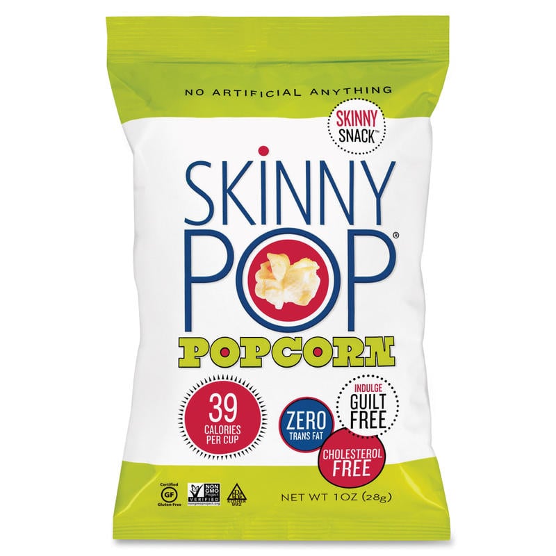 Skinny Pop Popcorn, 1 Oz, Carton Of 12 Bags (Min Order Qty 2) MPN:4088