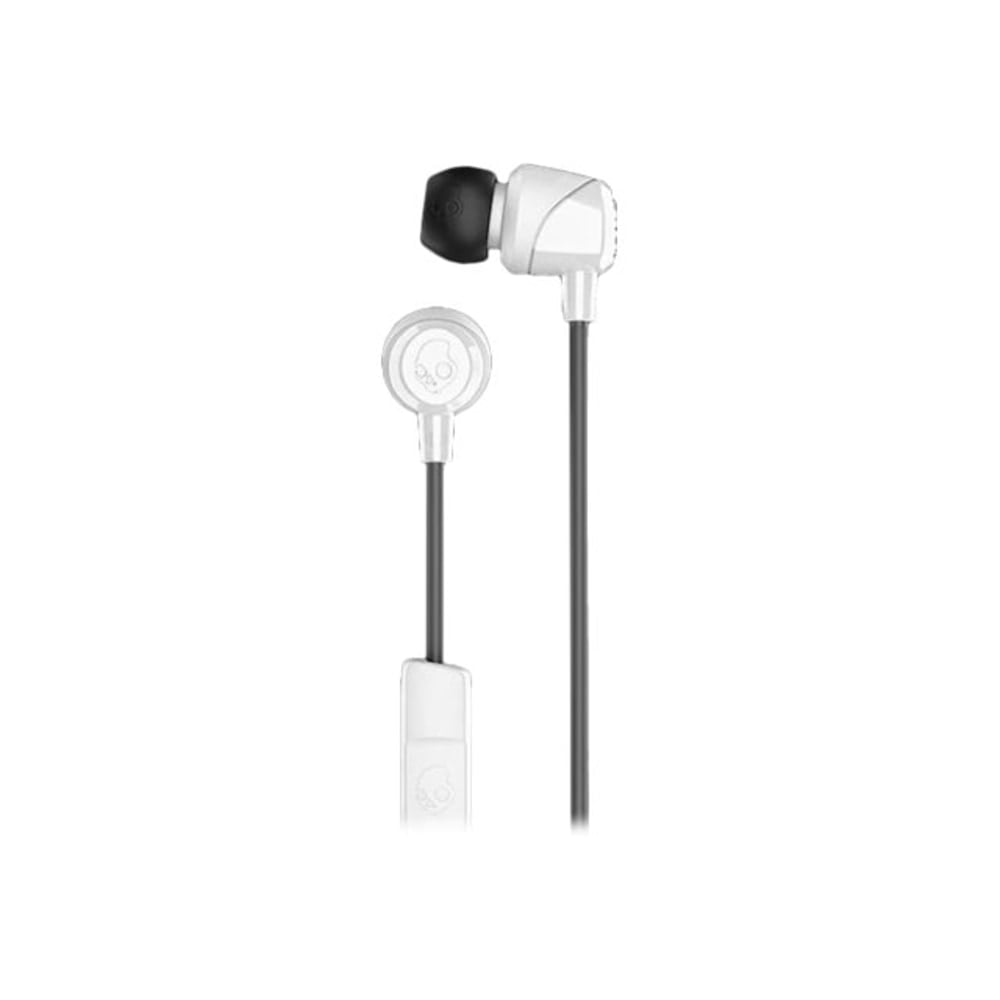 Skullcandy Jib - Earphones with mic - in-ear - wired - 3.5 mm jack - noise isolating - white/black/white (Min Order Qty 8) MPN:S2DUYK-441