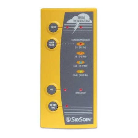 Lightning Detector, 3 in. W, 1 lb. MPN:P5-3