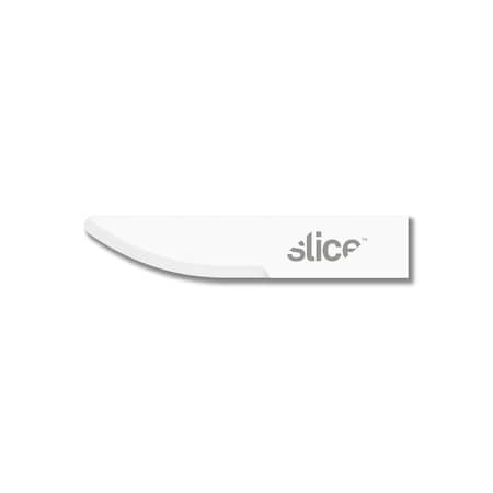 Craft Blades, Curved Edge, Rounded Tip, Fits Most Craft Handle Knives, Ceramic Blade, 4-Pack, White MPN:10520