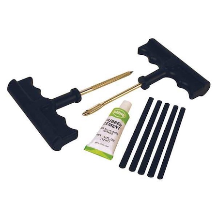 T-Handle Tire Plug Kit, 8 Pc. MPN:1034-A
