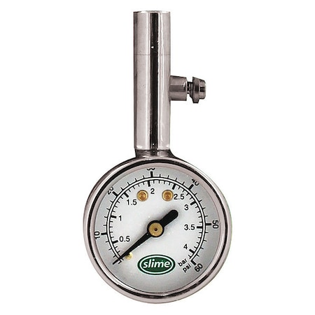 Dial Tire Pressure Gauge, 5 to 60 psi MPN:20048T