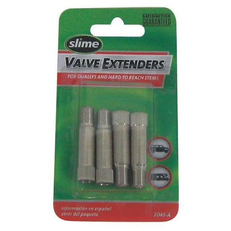 Valve Extenders, Metal, 1-1/4 In., PK4 MPN:2045-A